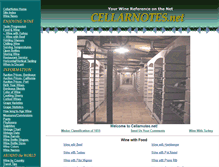 Tablet Screenshot of cellarnotes.net
